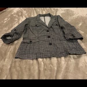 Black and white Blazer Jacket